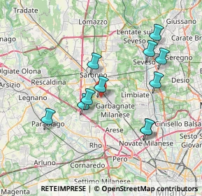 Mappa Vicolo Sant'Antonio Abate, 21042 Caronno Pertusella VA, Italia (7.05)