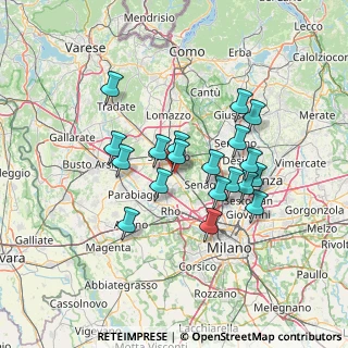 Mappa Vicolo Sant'Antonio Abate, 21042 Caronno Pertusella VA, Italia (11.71211)
