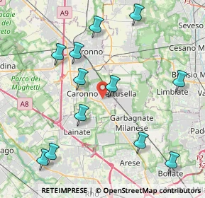 Mappa Vicolo Sant'Antonio Abate, 21042 Caronno Pertusella VA, Italia (4.62917)