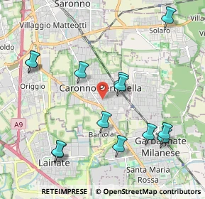Mappa Vicolo Sant'Antonio Abate, 21042 Caronno Pertusella VA, Italia (2.25462)