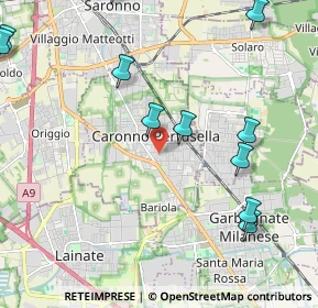 Mappa Vicolo Sant'Antonio Abate, 21042 Caronno Pertusella VA, Italia (2.87692)