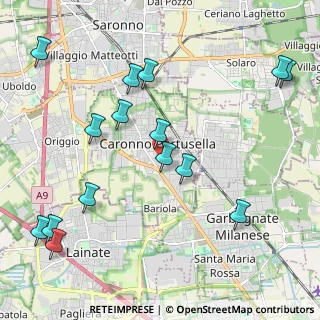 Mappa Vicolo Sant'Antonio Abate, 21042 Caronno Pertusella VA, Italia (2.48867)