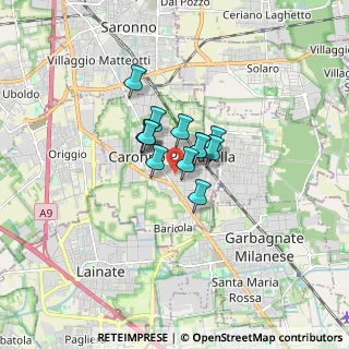 Mappa Vicolo Sant'Antonio Abate, 21042 Caronno Pertusella VA, Italia (0.86692)
