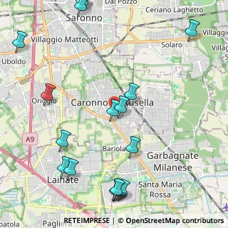 Mappa Vicolo Sant'Antonio Abate, 21042 Caronno Pertusella VA, Italia (2.835)