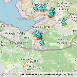 Mappa Via O. Petronio, 34015 Muggia TS, Italia (1.97786)