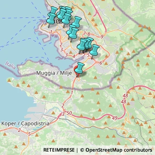 Mappa Via O. Petronio, 34015 Muggia TS, Italia (4.51294)