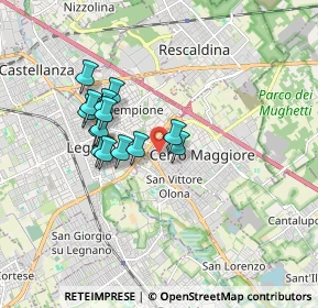 Mappa Via Praga, 20023 Cerro Maggiore MI, Italia (1.40714)