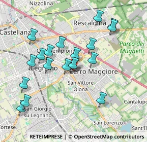 Mappa Via Praga, 20023 Cerro Maggiore MI, Italia (1.83684)