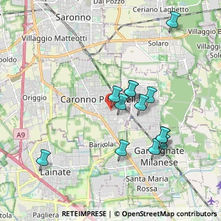 Mappa Via Spinelli, 21042 Caronno Pertusella VA, Italia (1.81)