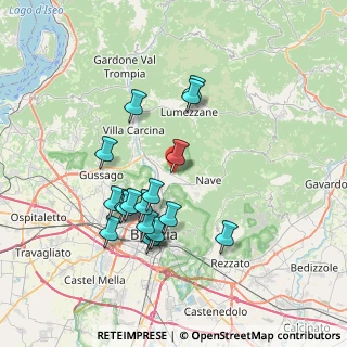 Mappa Via Montegrappa, 25073 Bovezzo BS, Italia (6.88833)