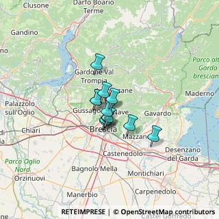 Mappa Via Montegrappa, 25073 Bovezzo BS, Italia (6.9425)