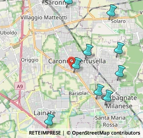 Mappa Via San Michele, 21042 Caronno Pertusella VA, Italia (2.97846)