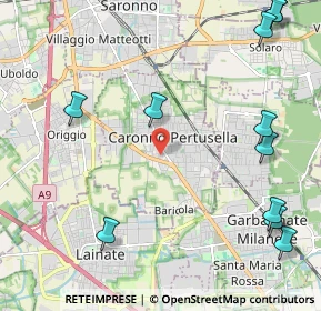 Mappa Via San Michele, 21042 Caronno Pertusella VA, Italia (2.93818)