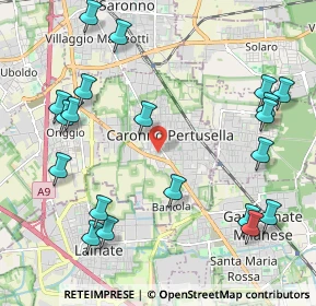 Mappa Via San Michele, 21042 Caronno Pertusella VA, Italia (2.5625)