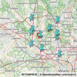 Mappa Via San Michele, 21042 Caronno Pertusella VA, Italia (6.375)