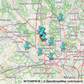 Mappa Via San Michele, 21042 Caronno Pertusella VA, Italia (4.45857)