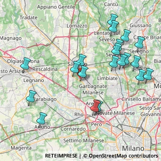 Mappa Via San Michele, 21042 Caronno Pertusella VA, Italia (9.361)