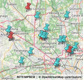 Mappa Via San Michele, 21042 Caronno Pertusella VA, Italia (8.8965)