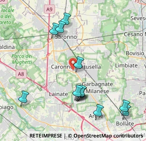 Mappa Via San Michele, 21042 Caronno Pertusella VA, Italia (4.34538)