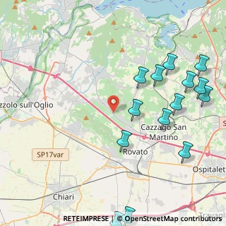 Mappa Via Maria Grazia Deledda, 25030 Erbusco BS, Italia (5.33286)