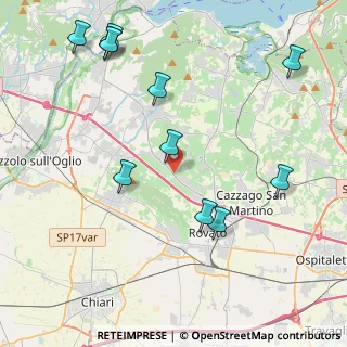Mappa Via Maria Grazia Deledda, 25030 Erbusco BS, Italia (4.88364)