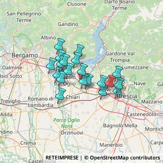 Mappa Via Maria Grazia Deledda, 25030 Erbusco BS, Italia (10.15)
