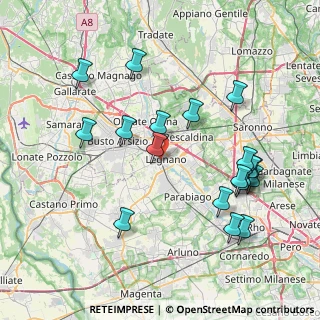 Mappa Via Pastrengo, 20025 Legnano MI, Italia (8.32895)