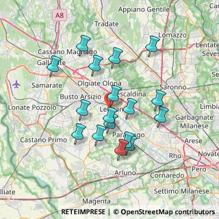 Mappa Via Pastrengo, 20025 Legnano MI, Italia (6.45824)