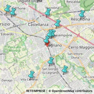 Mappa Via Pastrengo, 20025 Legnano MI, Italia (2.61667)