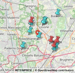 Mappa Via Bruno Buozzi, 20835 Muggiò MB, Italia (3.26643)