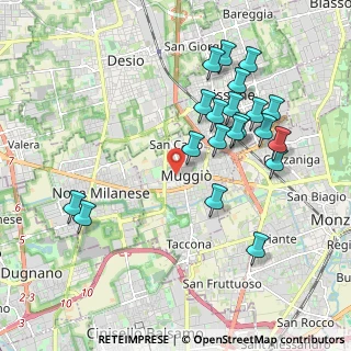 Mappa Via Bruno Buozzi, 20835 Muggiò MB, Italia (2.022)