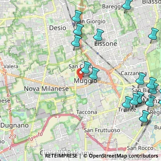 Mappa Via Bruno Buozzi, 20835 Muggiò MB, Italia (3.11)