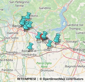 Mappa Via Sant'Alberto, 25036 Palazzolo sull'Oglio BS, Italia (11.81667)