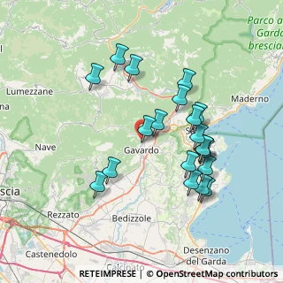 Mappa Via Battaglione Alpini Valchiese, 25085 Gavardo BS, Italia (7.1025)