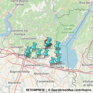 Mappa Via Battaglione Alpini Valchiese, 25085 Gavardo BS, Italia (9.67417)