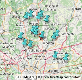 Mappa Via Ciro Menotti, 20053 Muggiò MB, Italia (6.34875)