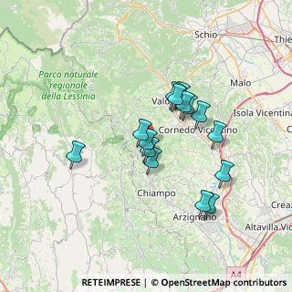 Mappa Via Merzo, 36070 San Pietro Mussolino VI, Italia (5.90667)