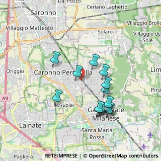 Mappa Via Oberdan, 21042 Caronno Pertusella VA, Italia (1.72929)