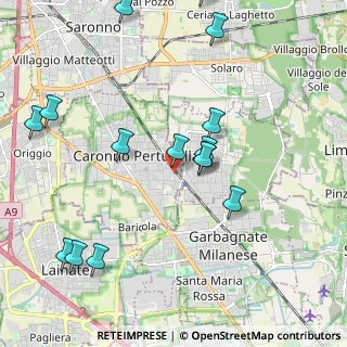 Mappa Via Oberdan, 21042 Caronno Pertusella VA, Italia (2.342)