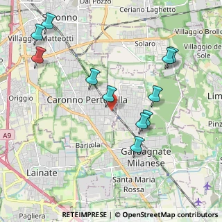 Mappa Via Oberdan, 21042 Caronno Pertusella VA, Italia (2.20545)