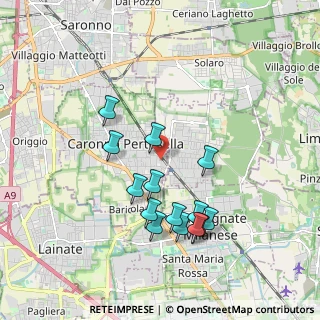 Mappa Via Oberdan, 21042 Caronno Pertusella VA, Italia (1.79071)