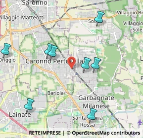 Mappa Via Oberdan, 21042 Caronno Pertusella VA, Italia (3.01231)