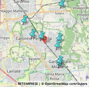 Mappa Via Oberdan, 21042 Caronno Pertusella VA, Italia (2.49909)