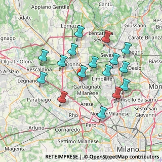 Mappa Via Oberdan, 21042 Caronno Pertusella VA, Italia (7.085)