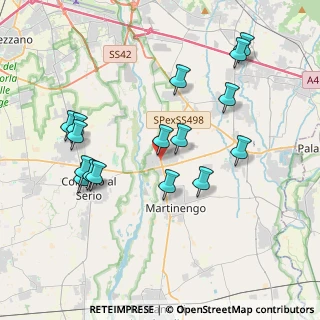 Mappa Via Circonvallazione, 24050 Ghisalba BG, Italia (3.9375)
