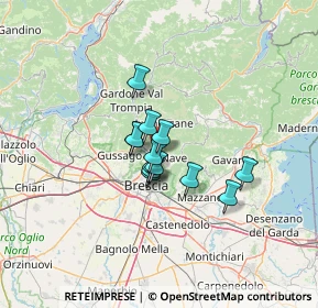 Mappa Via Papa Giovanni XXIII, 25073 Bovezzo BS, Italia (7.88538)