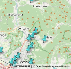 Mappa Via Papa Giovanni XXIII, 25073 Bovezzo BS, Italia (5.764)