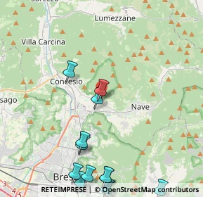 Mappa Via Papa Giovanni XXIII, 25073 Bovezzo BS, Italia (5.43167)