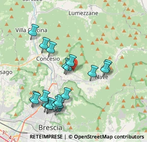 Mappa Via Papa Giovanni XXIII, 25073 Bovezzo BS, Italia (3.9315)