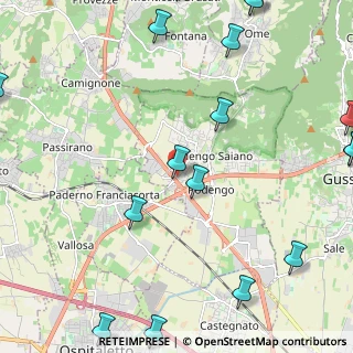 Mappa Via Valenzano, 25050 Rodengo-Saiano BS, Italia (3.5095)